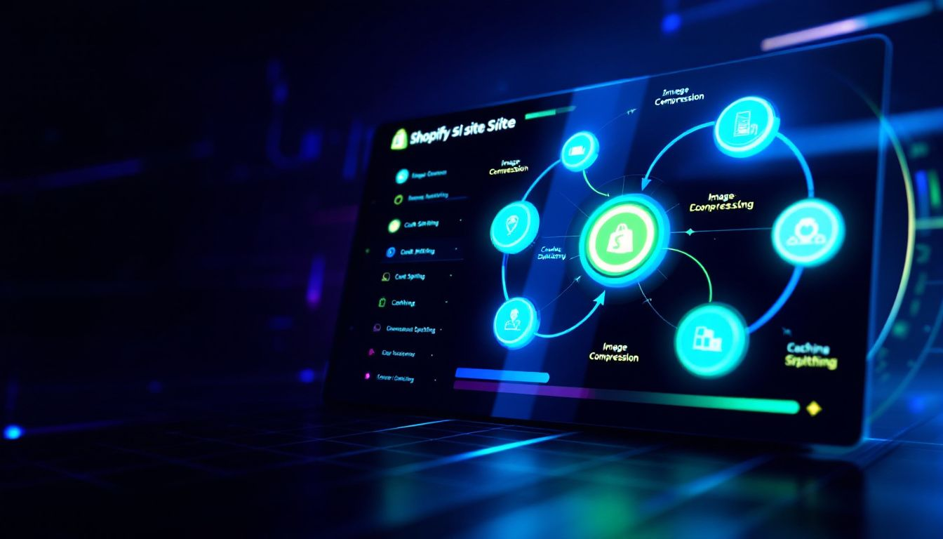 A chart showcasing key techniques for improving Shopify site speed.