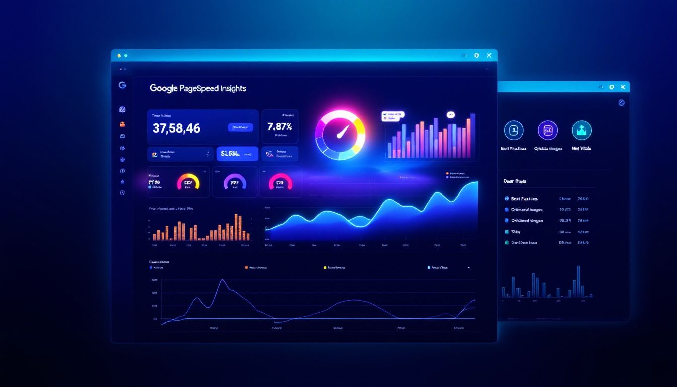A screenshot of Google PageSpeed Insights displaying performance metrics.